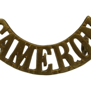 WW1 Queens Own Cameron Highlanders Regiment Shoulder Title