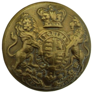 VICTORIAN General Service Corps Tunic Button QVC - 24mm