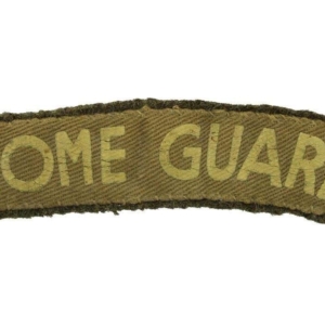 WW2 Home Guard Unit PRINTED Cloth Shoulder Title Badge Flash