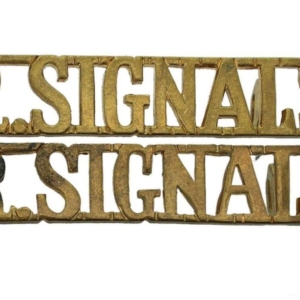 WW2 Royal Corps of Signals RCOS Shoulder Title