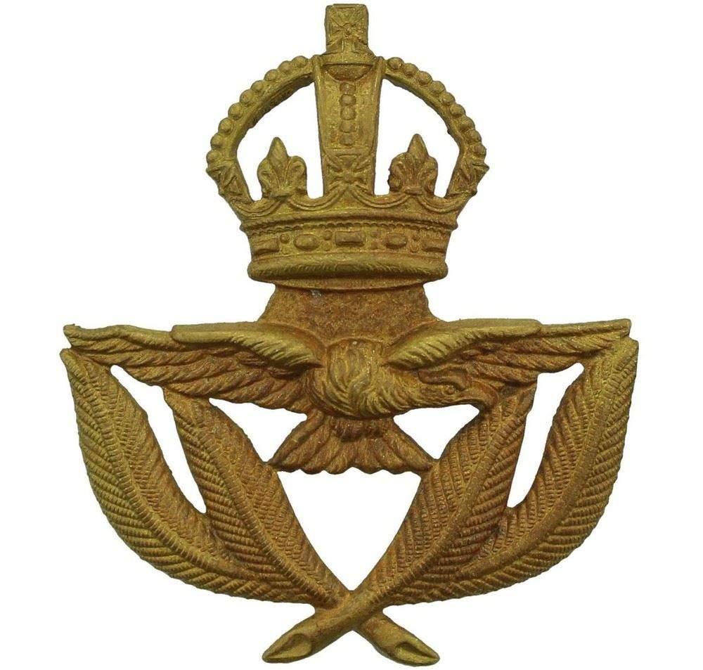 WW2 Royal Air Force RAF WARRANT OFFICERS Cap Badge - British Military ...