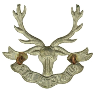 WW2 Seaforth Highlanders Regiment Cap Badge 2X LUGS VERSION