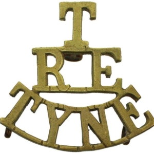 WW1 Royal Engineers Tyne Brigade Territorial Division Shoulder Title