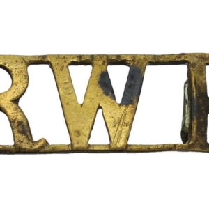 Royal Welsh Fusiliers Regiment (Welch) RWF Shoulder Title
