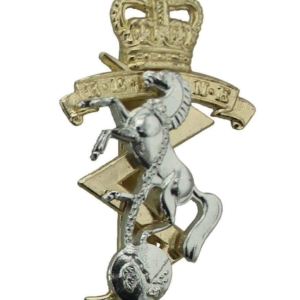 Royal Electrical & Mechanical Engineers REME Staybrite Anodised Cap Badge - Staybright