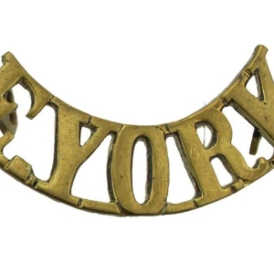 WW1 East Yorkshire Regiment Shoulder Title