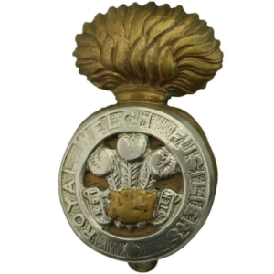 WW2 Royal Welch Fusiliers Regiment RWF Welsh Cap Badge