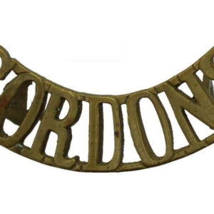 WW1 Gordon Highlanders Regiment Shoulder Title