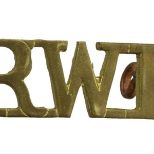 Royal Welsh Fusiliers Regiment (Welch) RWF Shoulder Title
