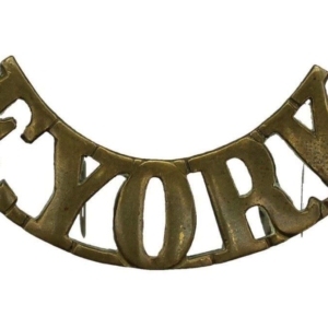 WW1 East Yorkshire Regiment Shoulder Title