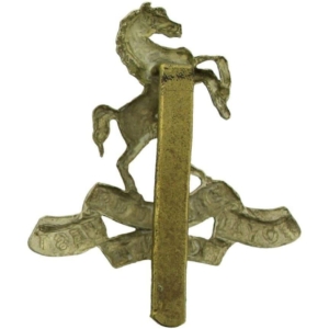 WW2 Queens Own Royal West Kent Regiment RWK Cap Badge