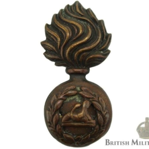 Lancashire Fusiliers Regiment TERRITORIAL OFFICERS Bronze Collar Badge