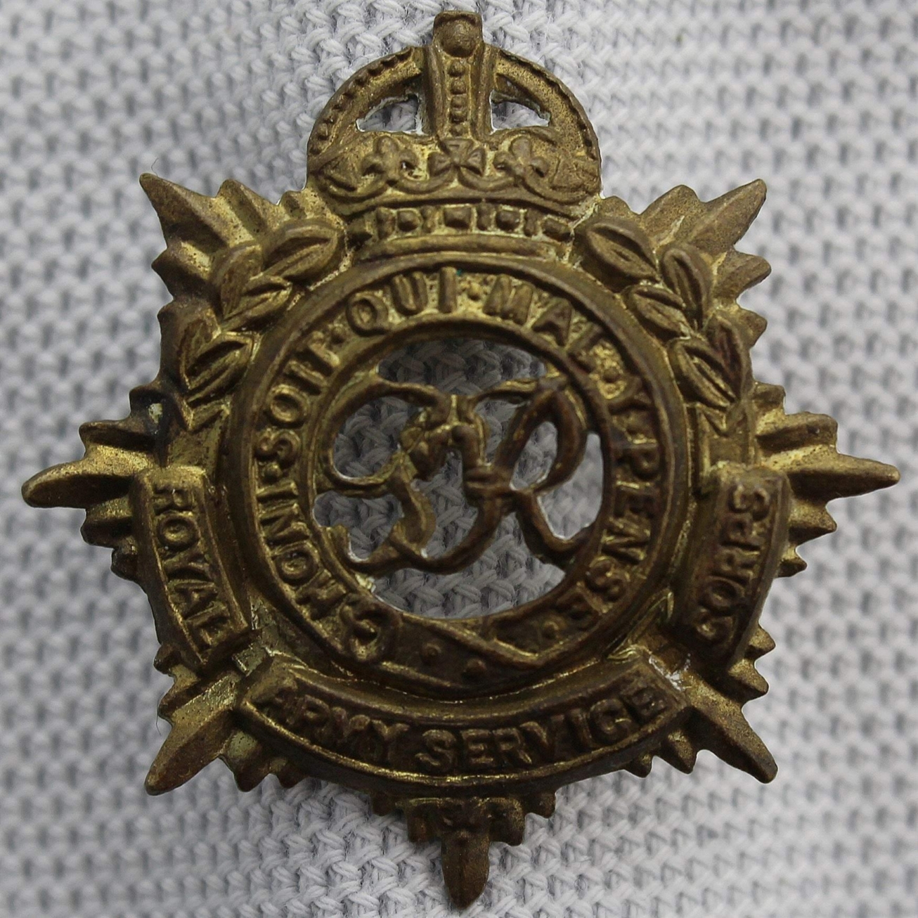 Ww2 Rasc Markings WW2 Royal Army Service Corps RASC (George VI) Collar Badge - British ...