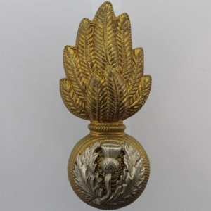 Royal Scots Fusiliers Regiment (RSF) Scottish LARGE Collar Badge