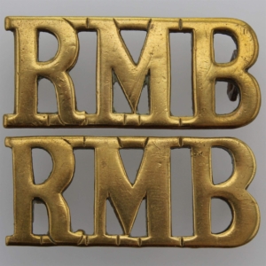Royal Marines Band Corps RMB Shoulder Title PAIR