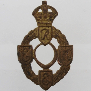 WW2 Royal Electrical & Mechanical Engineers REME Collar Badge - First Pattern
