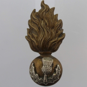 Royal Scots Fusiliers Regiment (RSF) Scottish Collar Badge