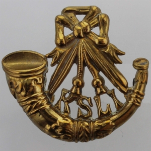 Kings Shropshire Light Infantry Regiment KSLI King's Collar Badge