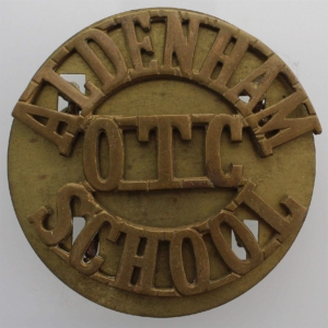 Aldenham School College OTC Officers Training Corps Shoulder Title