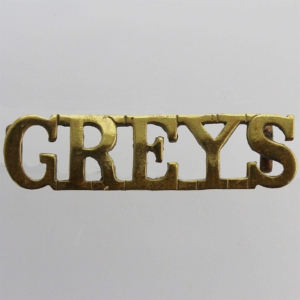 Royal Scots Greys Regiment Shoulder Title