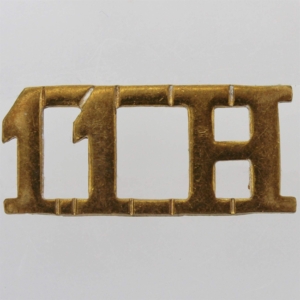 11th Hussars Regiment Shoulder Title