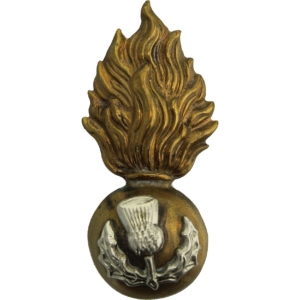 Royal Scots Fusiliers Regiment (RSF) Scottish Collar Badge