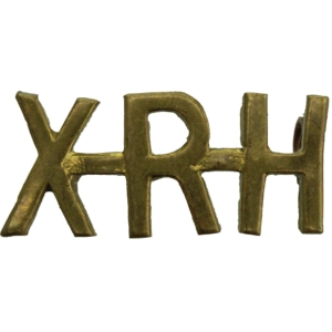 10th Royal Hussars Regiment XRH Shoulder Title