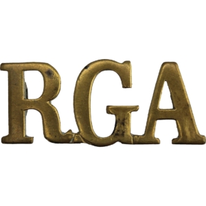WW1 Royal Garrison Artillery RGA Shoulder Title