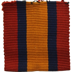 Boer War Spare Queens South Africa QSA Medal SILK Ribbon - 2.5 Inches