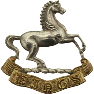 WW2 Kings Liverpool Regiment (King's) Collar Badge