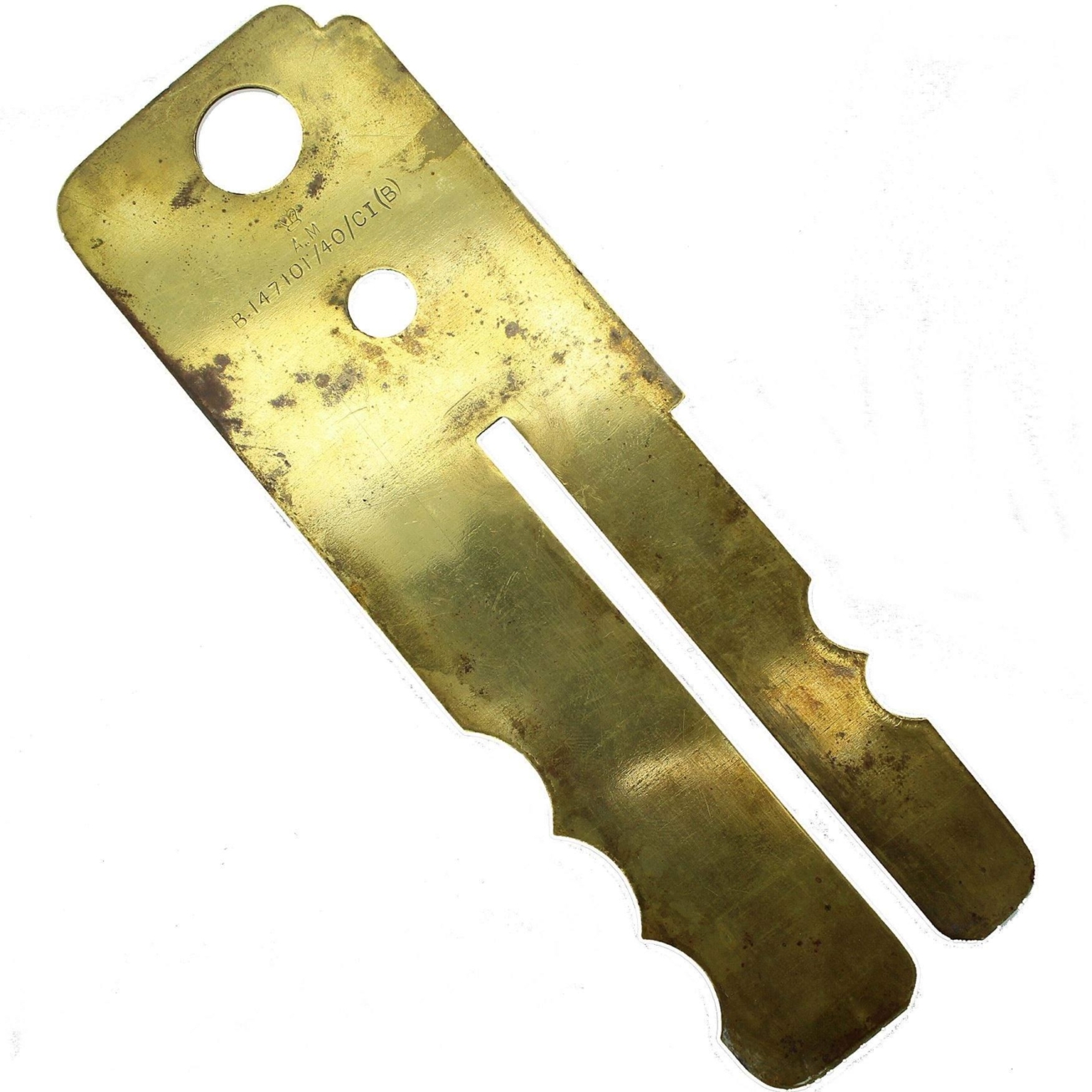 WW2 1940 Brass Button Cleaner / Polisher Uniform Protector Stick ...