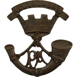 Somerset Light Infantry Regiment OFFICERS Bronze Collar Badge