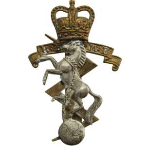 Royal Electrical & Mechanical Engineers REME Cap Badge - Queens Crown