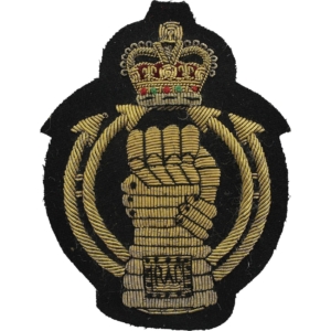 Royal Armoured Corps Cloth Wire BULLION Veterans Blazer Badge