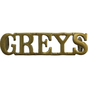Royal Scots Greys Regiment Shoulder Title