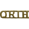 Queens Royal Irish Hussars Regiment QRIH Shoulder Title