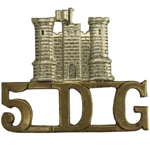 5th Royal Inniskilling Dragoon Guards Irish Regiment Shoulder Title 5DG