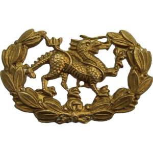 VICTORIAN The Border Regiment Collar Badge - PRE 1884 PATTERN