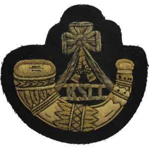 Kings Shropshire Light Infantry KSLI Cloth Veterans Blazer Badge Patch