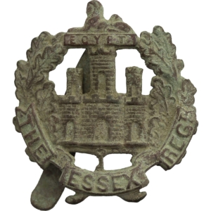 UK Dug Detecting Find - WW1 The Essex Regiment Relic Cap Badge
