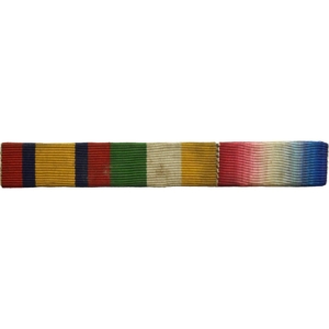 Boer War Queens & Kings South Africa KSA QSA and 1914/15 Star Medal Ribbon Bar - PIN BACK