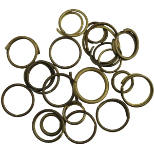 20x British Army Tunic Buttons Split Ring Cotter Pin Hoop Fixings - MIXED SIZES