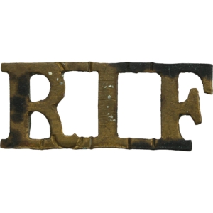 WW1 Royal Irish Fusiliers Regiment RIF Shoulder Title