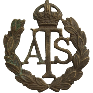 UK Dug Detecting Find - WW2 Auxiliary Territorial Service ATS Relic Cap Badge