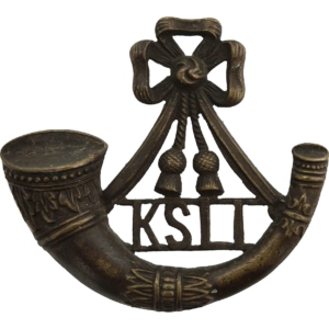 Kings Shropshire Light Infantry Regiment KSLI Officers BRONZE Collar Badge