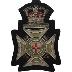City of London Rifles Regiment Cloth Wire BULLION Veterans Blazer Badge