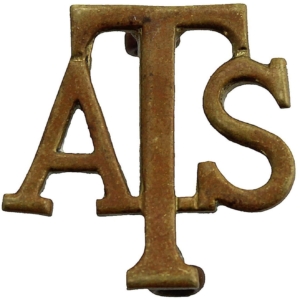 WW2 Auxiliary Territorial Service ATS Shoulder Title