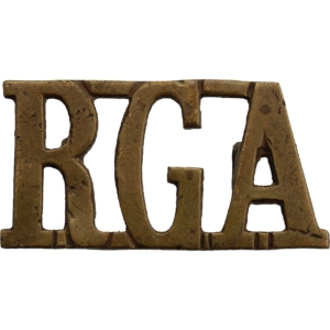 WW1 Royal Garrison Artillery RGA Shoulder Title