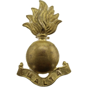Royal Malta Artillery RMA Maltese Colonial Regiment Collar Badge