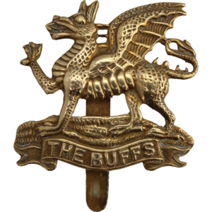 WW2 Royal East Kent (The Buffs) Regiment Cap Badge